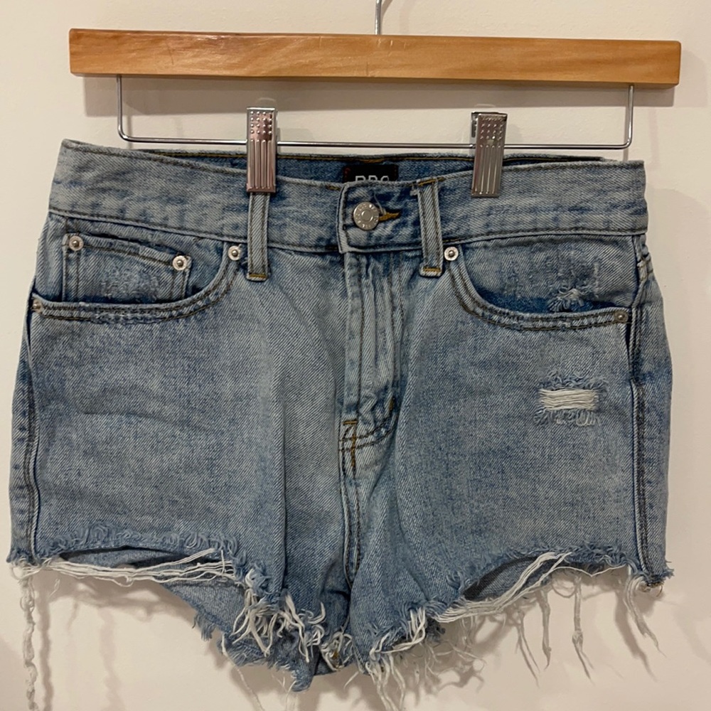 Girlfriend high rise BDG jean shorts